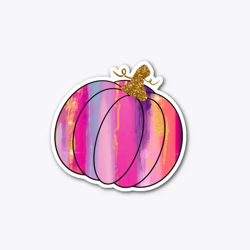 Marbled Pink Pumpkin