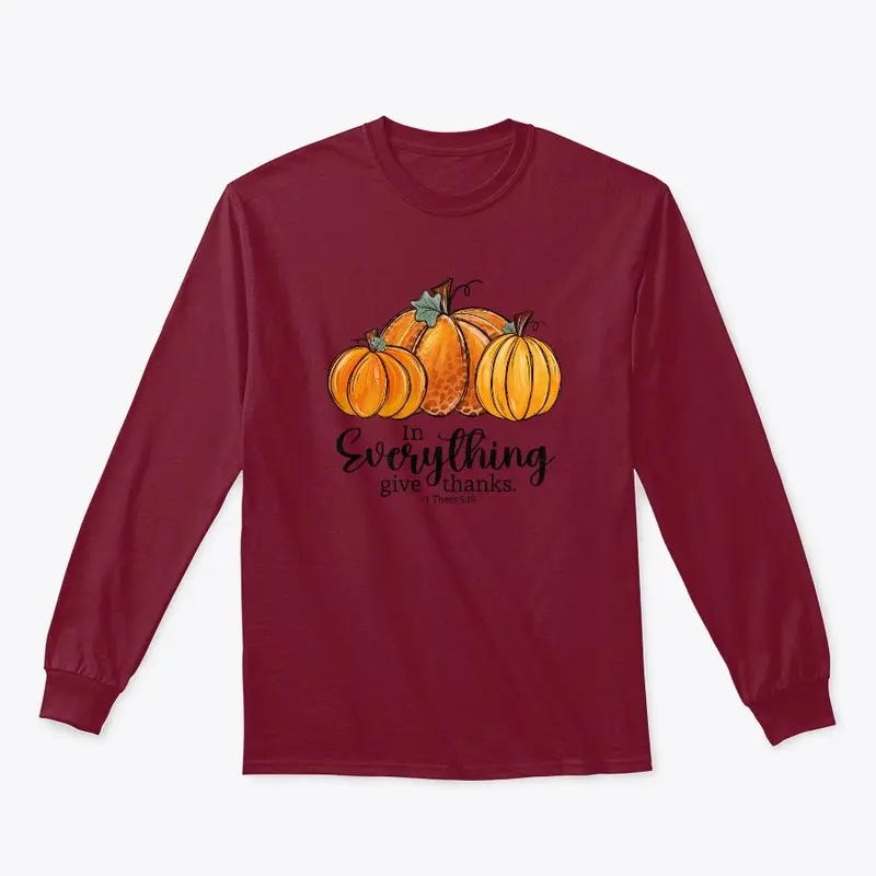 In Everything Give Thanks with Pumpkins