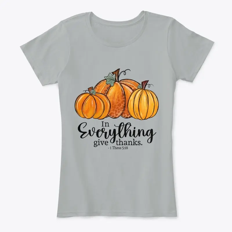 In Everything Give Thanks with Pumpkins